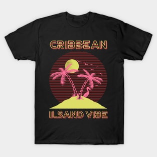 Caribbean island vibe beach T-Shirt